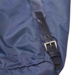 Prada Gray Tessuto Nylon Drawstring Backpack