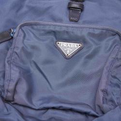 Prada Gray Tessuto Nylon Drawstring Backpack
