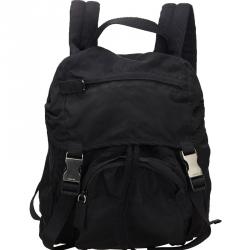 Prada Black Nylon Backpack