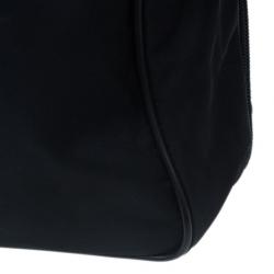 Pre Owned Prada Black Nylon Briefcase
