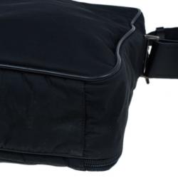 Pre Owned Prada Black Nylon Briefcase