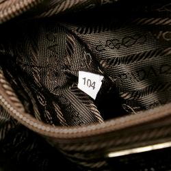 مملوكة مسبقًا Prada Green Tessuto Drawstring Backpack