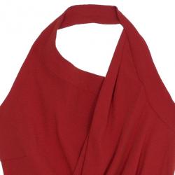 Pre Owned Preen by Thornton Bregazzi Red Halterneck Dress M