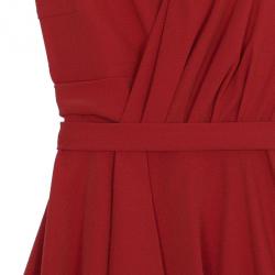 Pre Owned Preen by Thornton Bregazzi Red Halterneck Dress M