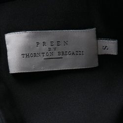 Preen by Thornton Bregazzi Black Ted Crop Top S