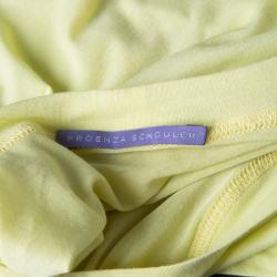 Pre Owned Proenza Schouler Yellow Short Sleeve T-Shirt S