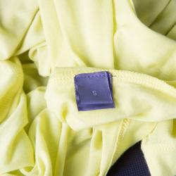 Pre Owned Proenza Schouler Yellow Short Sleeve T-Shirt S