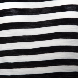 Pre Owned Proenza Schouler Monochrome Striped Cotton Long Sleeve T-Shirt S