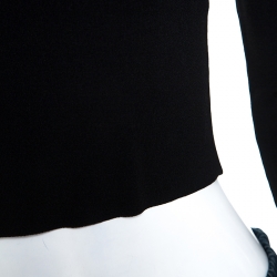 Pre Owned Proenza Schouler Black Knit Cropped Top XS