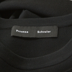 Pre Owned Proenza Schouler Black Knit Cropped Top XS