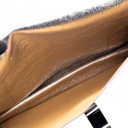 Pre Owned Proenza Schouler Bi Color Leather Lunch Clutch