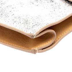 Pre Owned Proenza Schouler Bi Color Leather Lunch Clutch