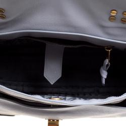 Proenza Schouler Grey Leather PS1 Top Handle Bag