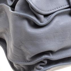 Proenza Schouler Grey Leather PS1 Top Handle Bag