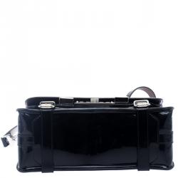 Pre Owned Proenza Schouler Black Patent Leather Mini Classic PS11 Shoulder Bag