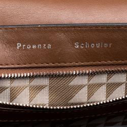 Pre Owned Proenza Schouler Black Patent Leather Mini Classic PS11 Shoulder Bag