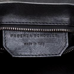 Proenza Schouler Black Leather Large PS1 Top Handle Bag