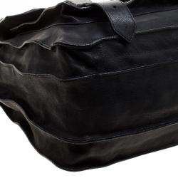 Proenza Schouler Black Leather Large PS1 Top Handle Bag