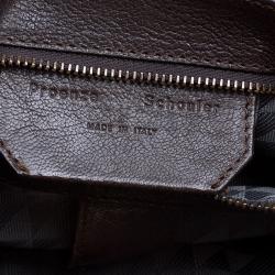 Proenza Schouler Brown Leather Large PS1 Top Handle Bag