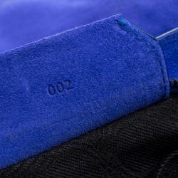 Proenza Schouler Blue Suede PS1 Top Handle Bag