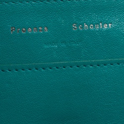 Pre Owned Proenza Schouler Green Leather PS1 Chain Shoulder Bag