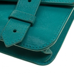 Pre Owned Proenza Schouler Green Leather PS1 Chain Shoulder Bag