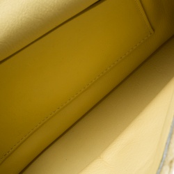 Pre Owned Proenza Schouler Yellow Shearling Small Lunch Bag