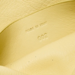 Pre Owned Proenza Schouler Yellow Shearling Small Lunch Bag