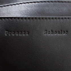 Pre Owned Proenza Schouler Black Leather Ps Courier Shoulder Bag