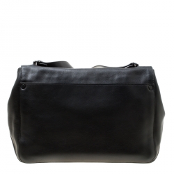 Pre Owned Proenza Schouler Black Leather Ps Courier Shoulder Bag