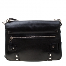 Pre Owned Proenza Schouler Black Leather Mini PS11 Crossbody Bag
