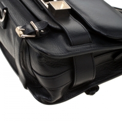 Pre Owned Proenza Schouler Black Leather Mini PS11 Crossbody Bag