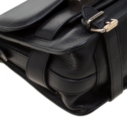 Pre Owned Proenza Schouler Black Leather Mini PS11 Crossbody Bag