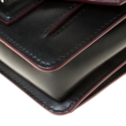 Pre Owned Proenza Black Leather Mini PS1 Mini Indigo Crossbody Bag