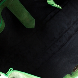 Pre Owned Proenza Schouler Emerald Leather Large PS1 Top Handle Bag