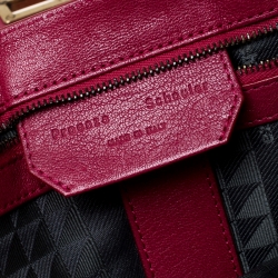 Proenza Schouler Magenta Leather Large PS1 Top Handle Bag