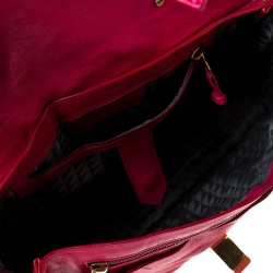 Proenza Schouler Magenta Leather Large PS1 Top Handle Bag