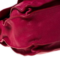 Proenza Schouler Magenta Leather Large PS1 Top Handle Bag