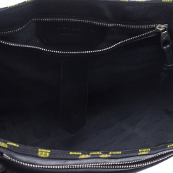 Proenza Schouler Black Fabric and Leather Large PS1 Top Handle Bag              