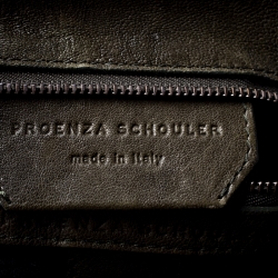  Proenza Schouler Olive Green Leather Medium PS1 Top Handle Bag 