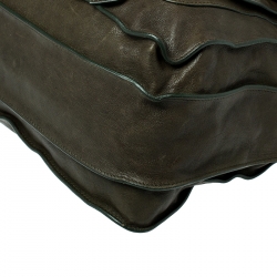  Proenza Schouler Olive Green Leather Medium PS1 Top Handle Bag 
