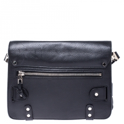 Pre Owned Proenza Schouler Black Leather PS1 Shoulder Bag