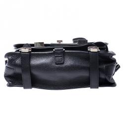 Pre Owned Proenza Schouler Black Leather PS1 Shoulder Bag