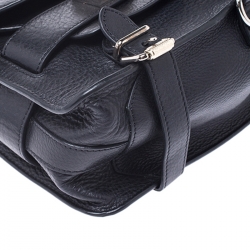 Pre Owned Proenza Schouler Black Leather PS1 Shoulder Bag