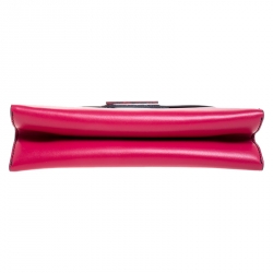 Pre Owned Proenza Schouler Tricolor Leather Medium Curl Clutch