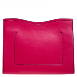 Pre Owned Proenza Schouler Tricolor Leather Medium Curl Clutch