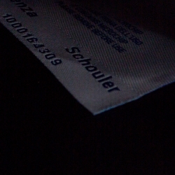 Pre Owned Proenza Schouler Tricolor Leather Medium Curl Clutch