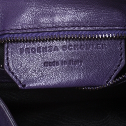 Pre Owned Proenza Schouler Purple Leather PS1 Mini Crossbody Bag