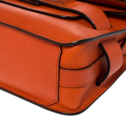 Pre Owned Proenza Schouler Orange Leather PS11 Mini Classic Crossbody Bag