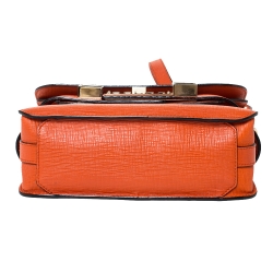 Pre Owned Proenza Schouler Orange Leather PS11 Mini Classic Crossbody Bag